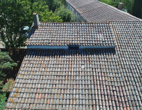 inspection de toiture par drone