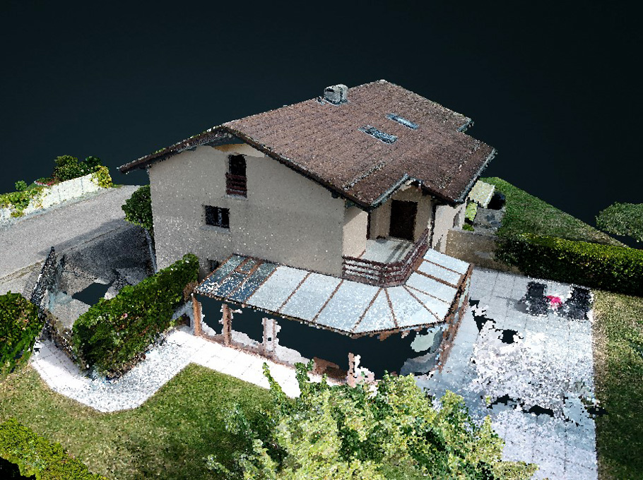 Mapping 3D par drone - Rénovation de maison à Coppet