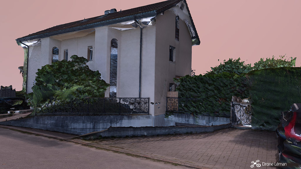 Mapping 3D par drone - Rénovation de maison à Coppet