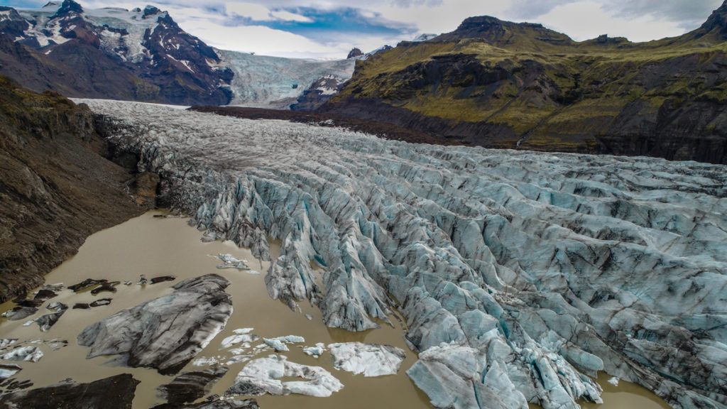 islande vue du ciel par drone - iceland skyview
