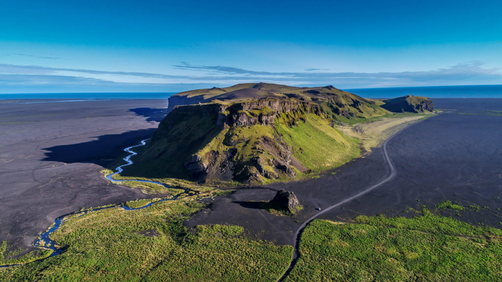 islande vue du ciel par drone - iceland skyview