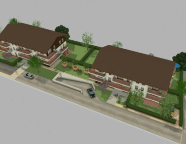 Le Sizain, maquette orbitale de programme immobilier